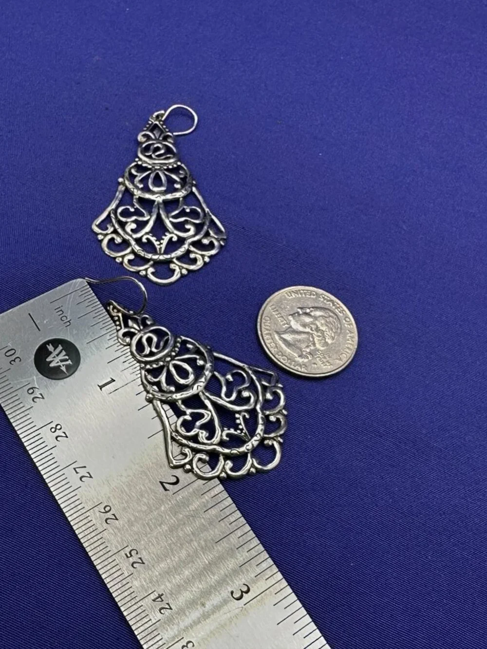 Silpada Sterling Silver Filigree “Flamenco Flare” Earrings